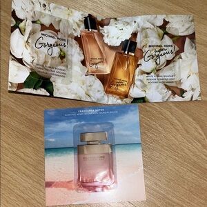 Michael Kors Peel-off sample cards 3X